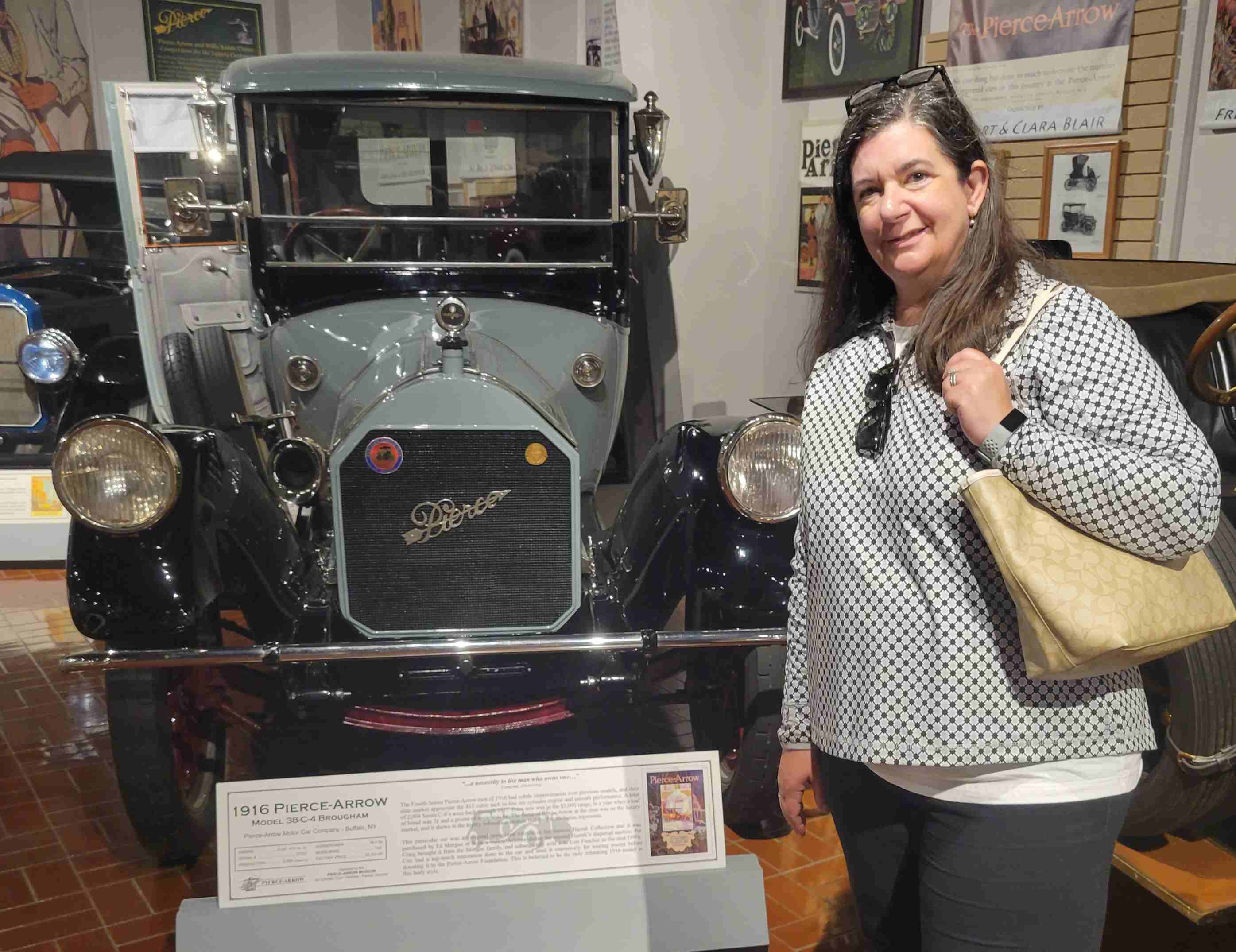 2022-06-01 Gilmore Car B and 1916 Pierce Arrow.jpg